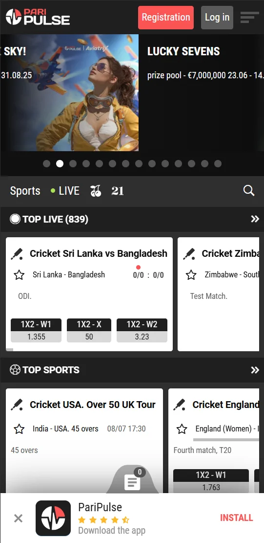 The third image of the app ,Online betting platform with the best betting games with highest cash rewards